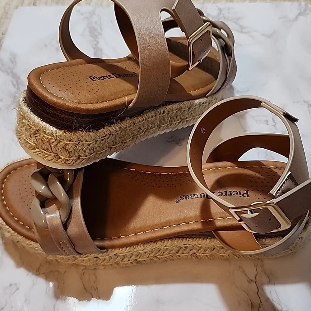 Pierre Dumas nude ankle strap sandals - Picture 4 of 8